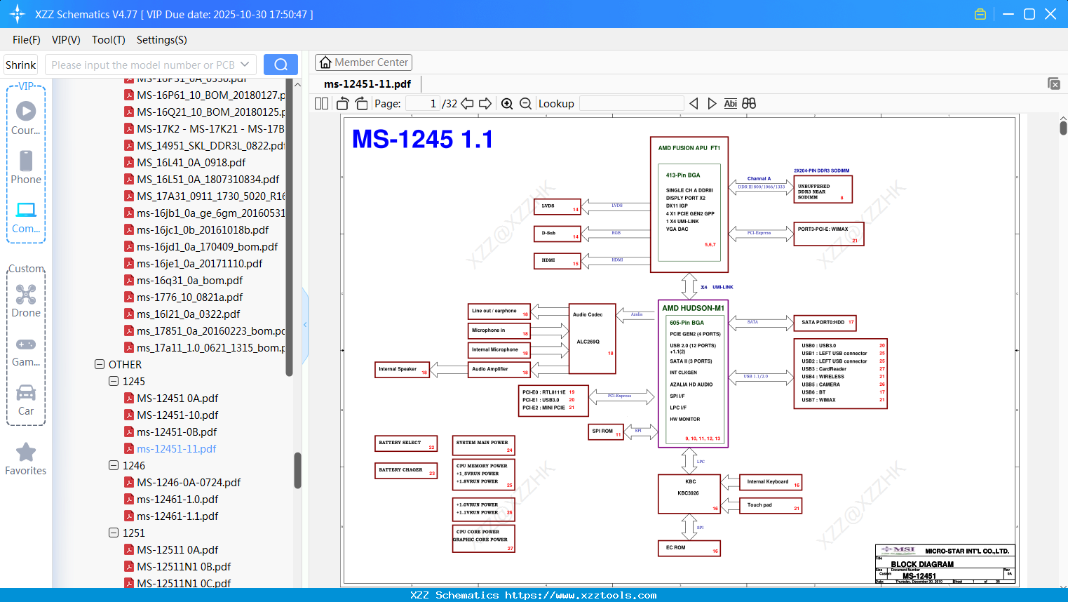 Laptop MSI Ms-12451-11